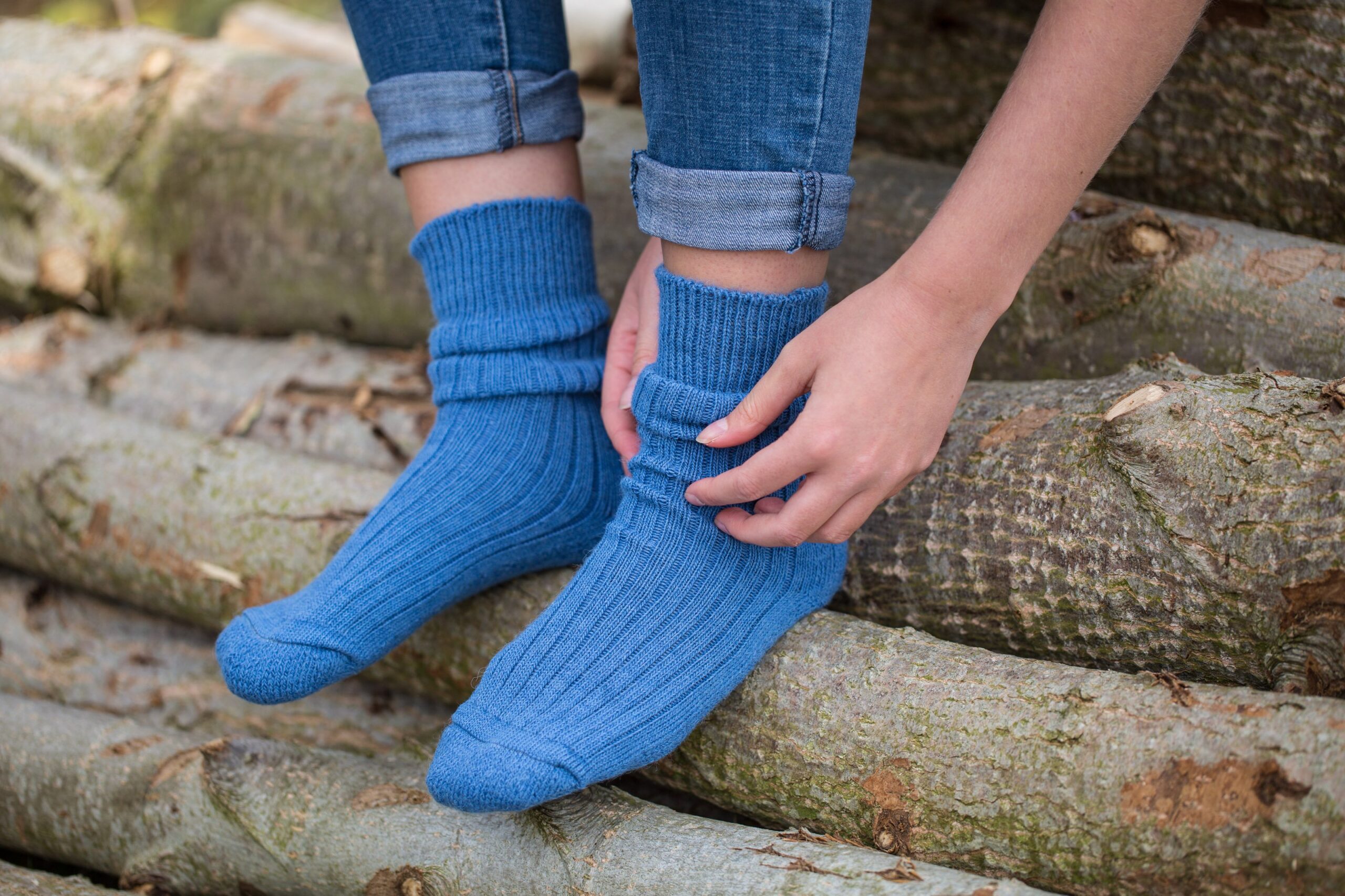 Walking Socks - Alpaca Annie, comfortable with a cushioned sole.