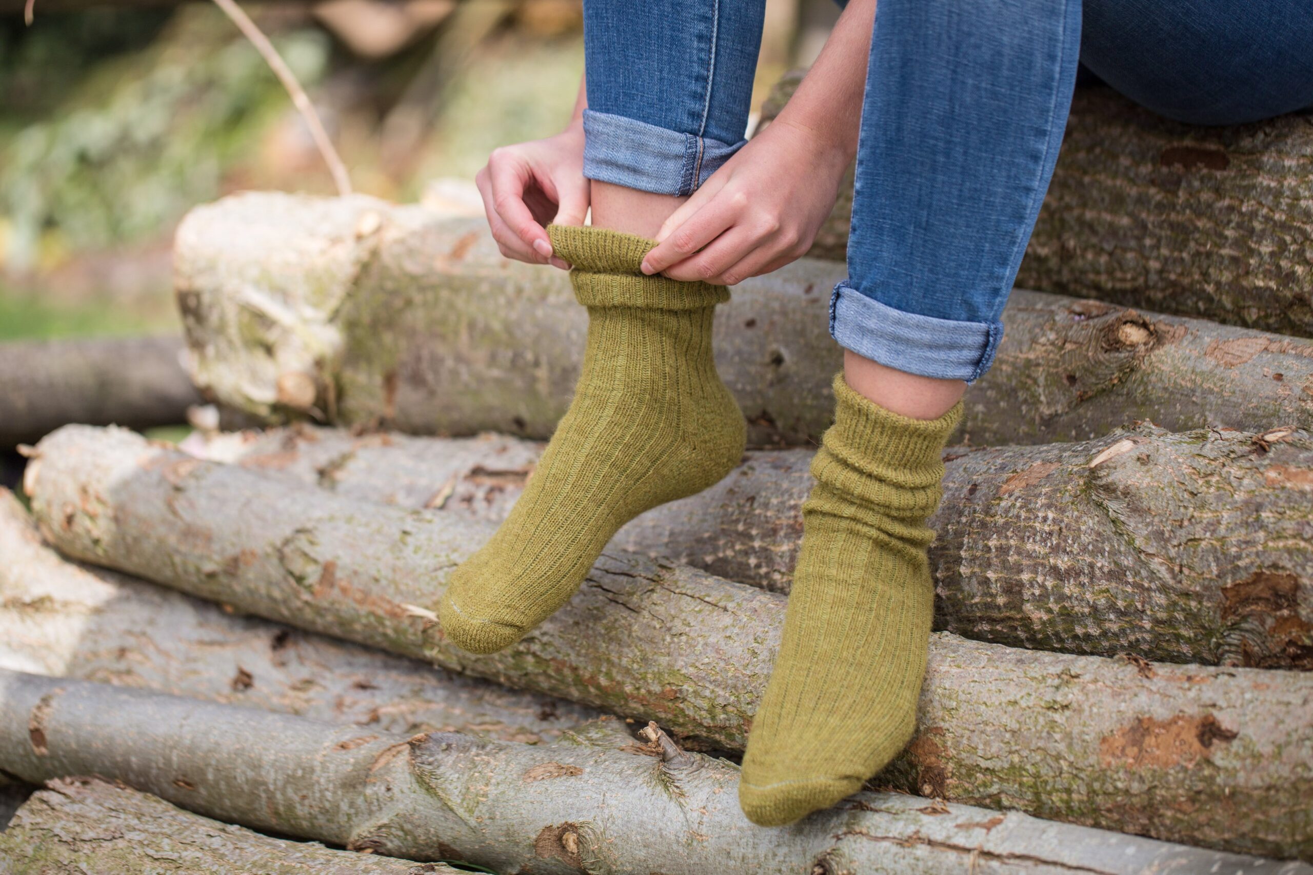 Walking Socks - Alpaca Annie, comfortable with a cushioned sole.