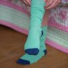 alpaca contrast socks