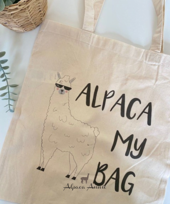 Handmade Alpaca Tote Bag Alpaca Annie Alpaca My Bag