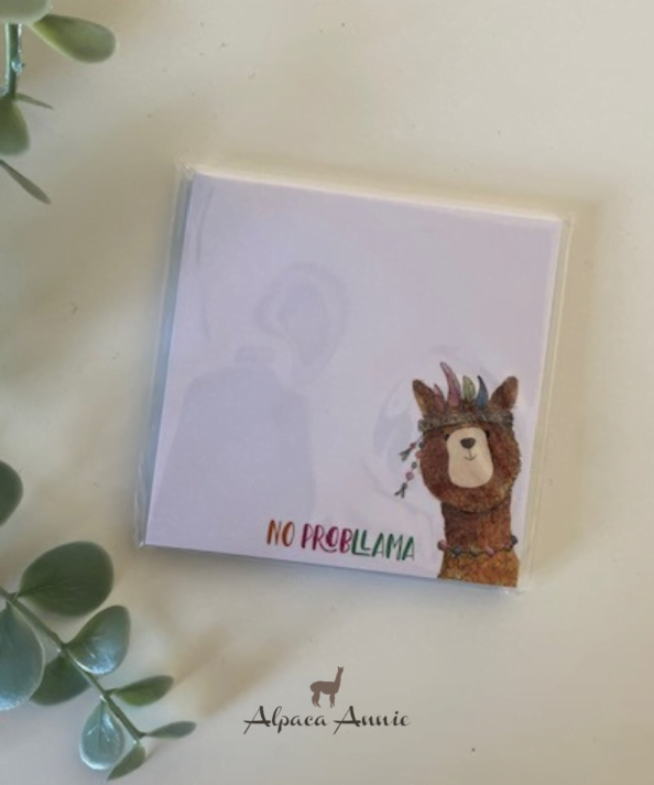 No Prob Llama Notepad