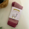 Samantha Holmes Stripey Socks Pink Alpaca Annie