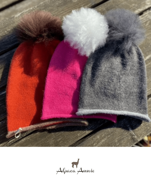 Samantha Holmes - Alpaca Beanie Hat - Alpaca Annie