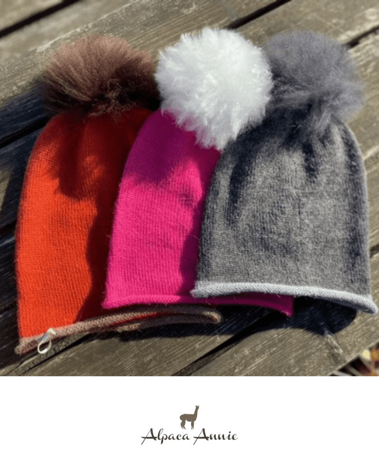 Samantha Holmes - Alpaca Beanie Hat - Alpaca Annie